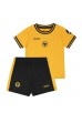 Wolves Matheus Cunha #10 Babyklær Hjemme Fotballdrakt til barn 2024-25 Korte ermer (+ Korte bukser)